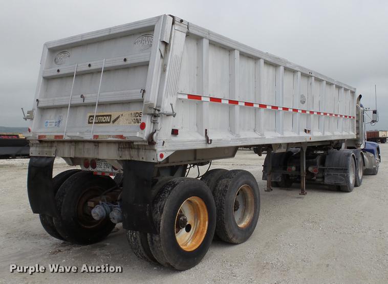 image for item DC2605 1980 Travis end dump trailer