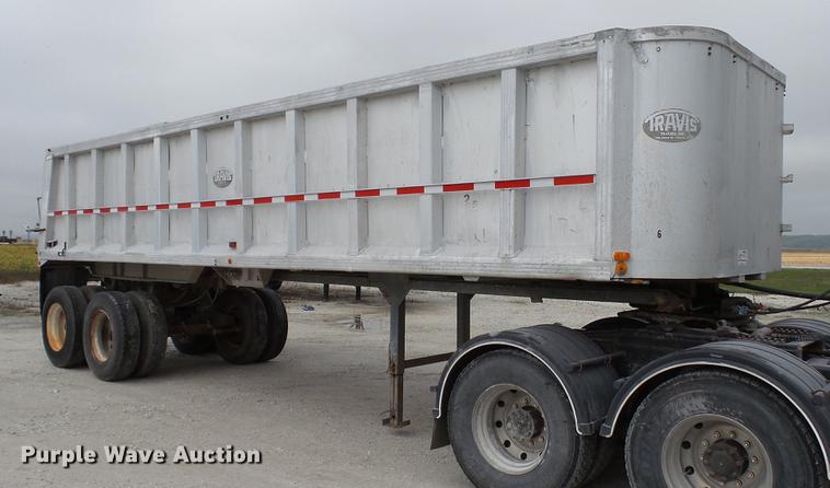 image for item DC2605 1980 Travis end dump trailer