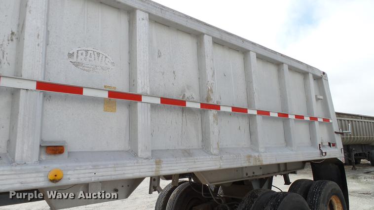 image for item DC2605 1980 Travis end dump trailer