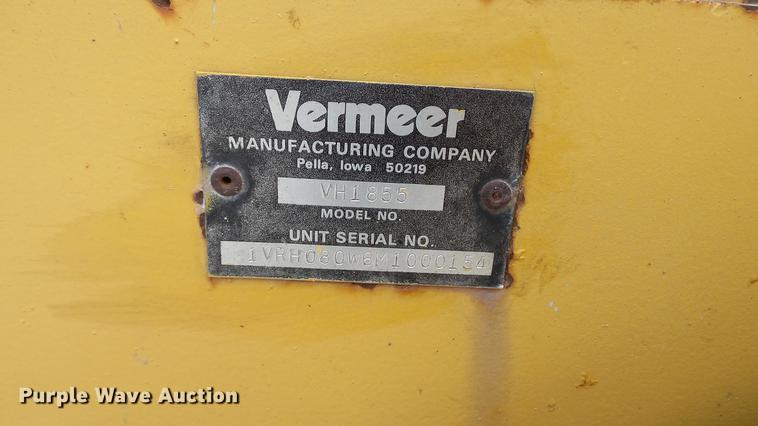 image for item DC2606 1992 Vermeer V6050 trencher