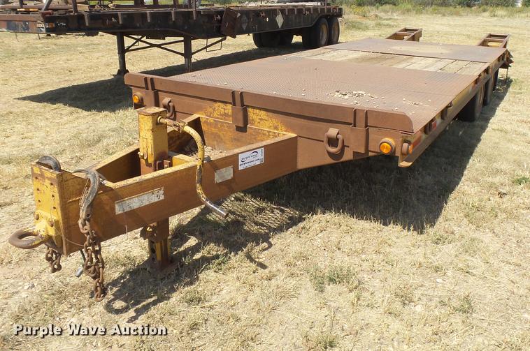 image for item DC3860 2008 Belshe DT256 equipment trailer