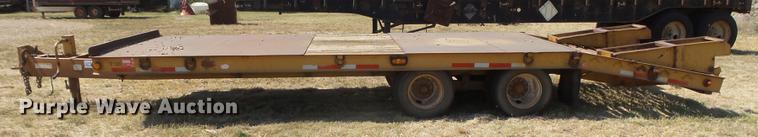 image for item DC3860 2008 Belshe DT256 equipment trailer