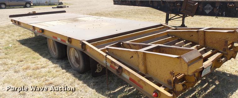 image for item DC3860 2008 Belshe DT256 equipment trailer