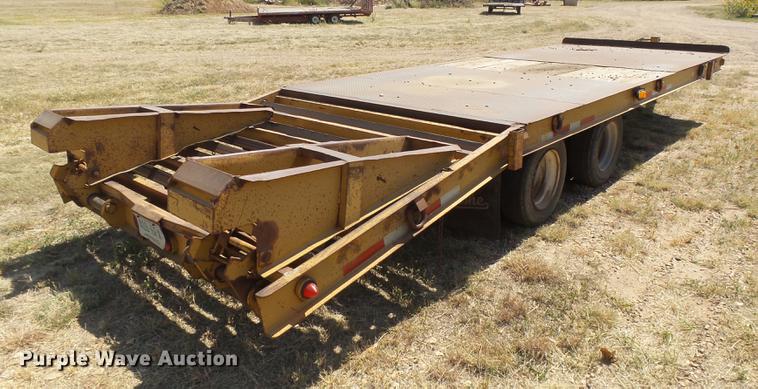 image for item DC3860 2008 Belshe DT256 equipment trailer