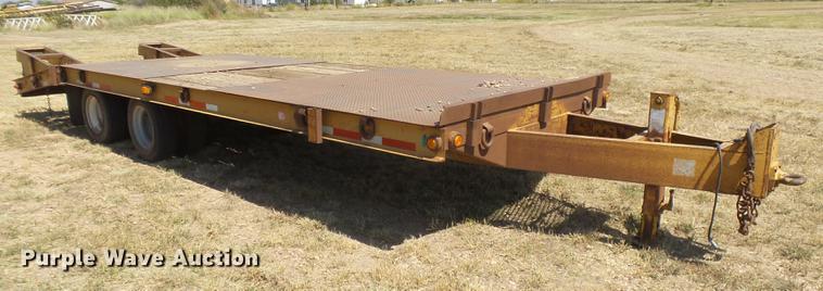 image for item DC3860 2008 Belshe DT256 equipment trailer