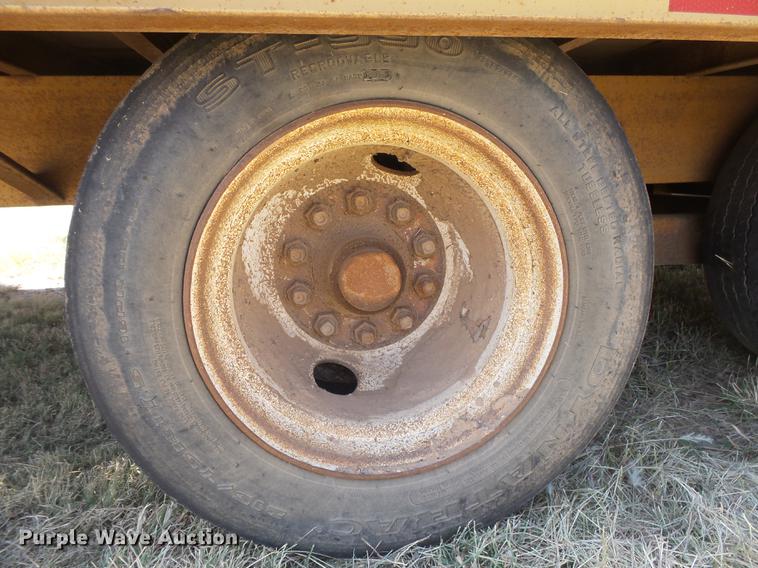 image for item DC3860 2008 Belshe DT256 equipment trailer