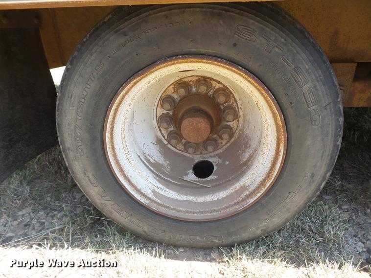 image for item DC3860 2008 Belshe DT256 equipment trailer