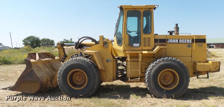 image for item DC3864 1996 John Deere 624G wheel loader