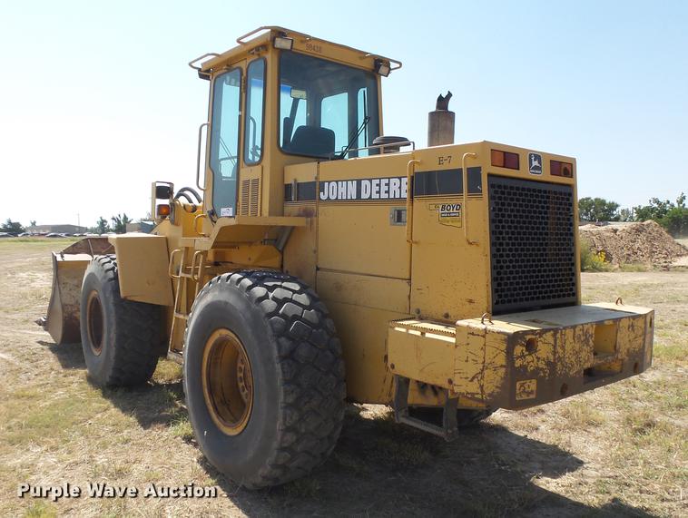 image for item DC3864 1996 John Deere 624G wheel loader