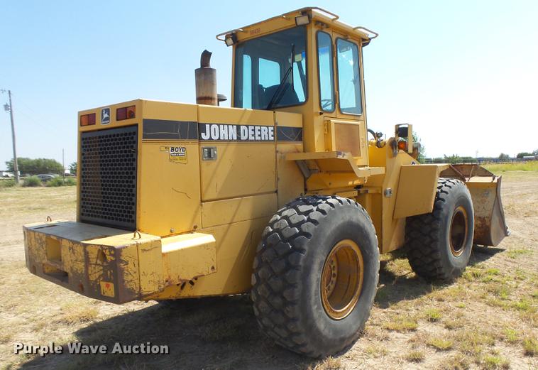 image for item DC3864 1996 John Deere 624G wheel loader