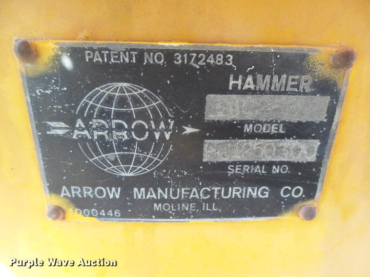 image for item DC3868 Arrow HJ1250R drop hammer