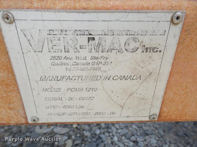 image for item DC5461 Ver-Mac PCMS 1210 message board