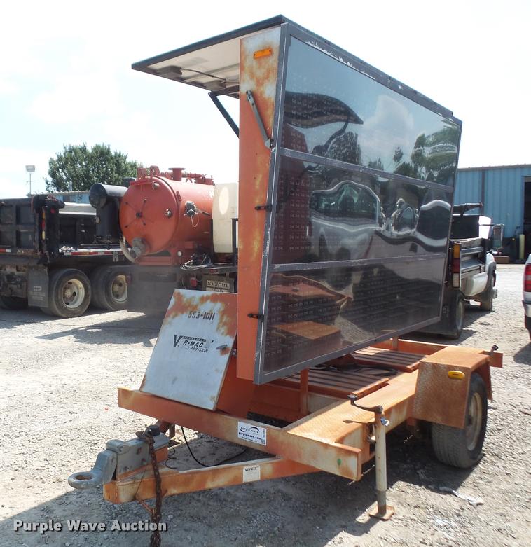 image for item DC5463 2001 Ver-Mac PCMS 1210 message board trailer