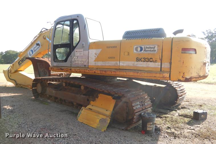 image for item DC5993 2002 Kobelco SK330LC-6E excavator