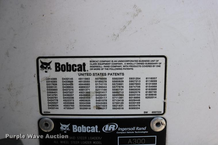 image for item DD0172 2007 Bobcat A300 skid steer
