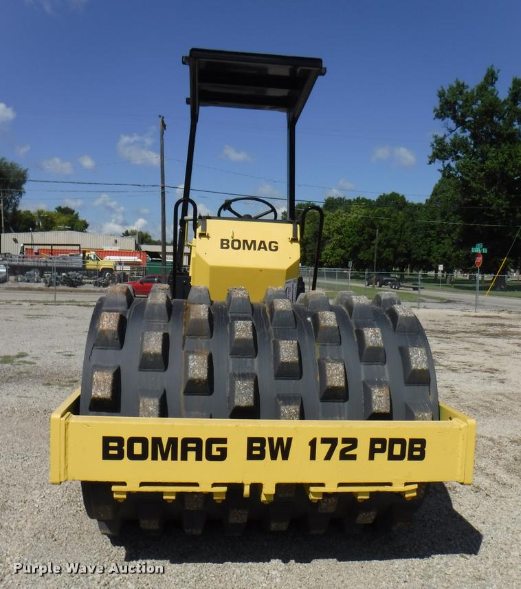 image for item DD0869 1990 Bomag BW172PD single drum roller