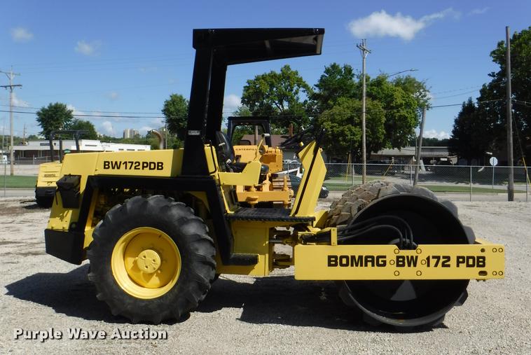 image for item DD0869 1990 Bomag BW172PD single drum roller