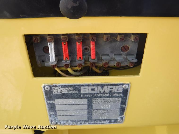 image for item DD0869 1990 Bomag BW172PD single drum roller