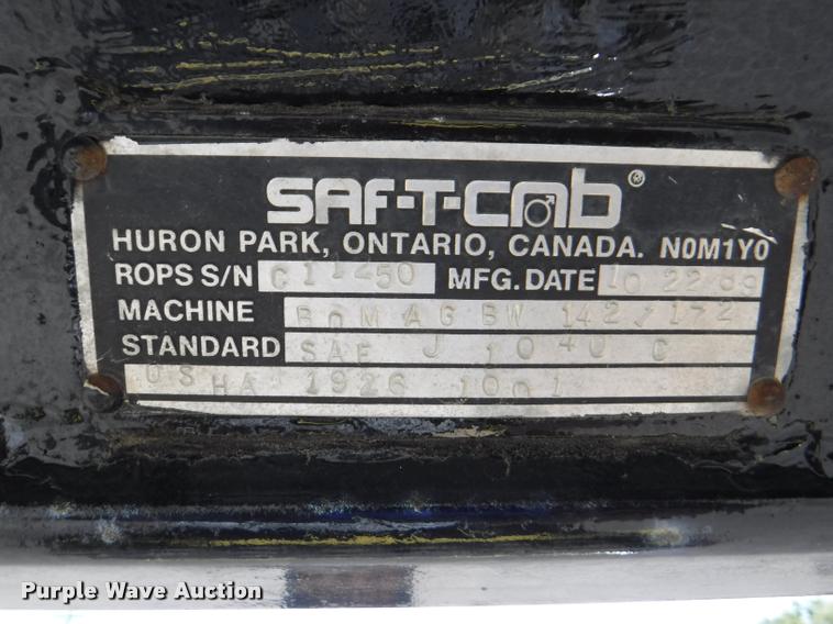 image for item DD0869 1990 Bomag BW172PD single drum roller