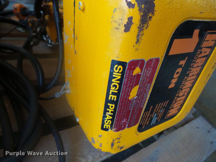 image for item DD2094 Herrington trolley hoist