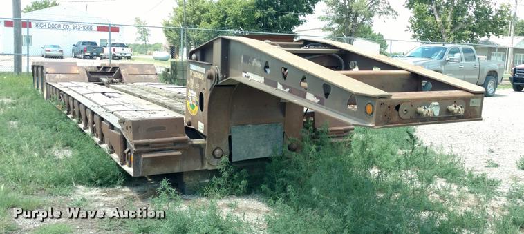 image for item DI9811 1995 Trail King drop deck equipment trailer