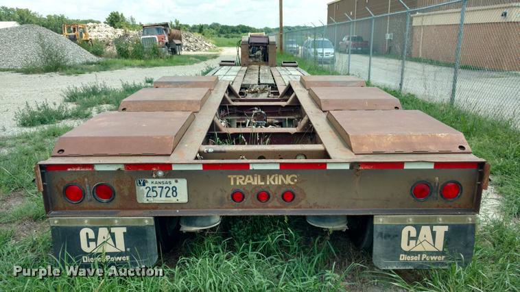 image for item DI9811 1995 Trail King drop deck equipment trailer