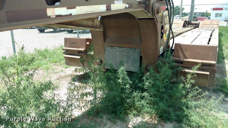 image for item DI9811 1995 Trail King drop deck equipment trailer