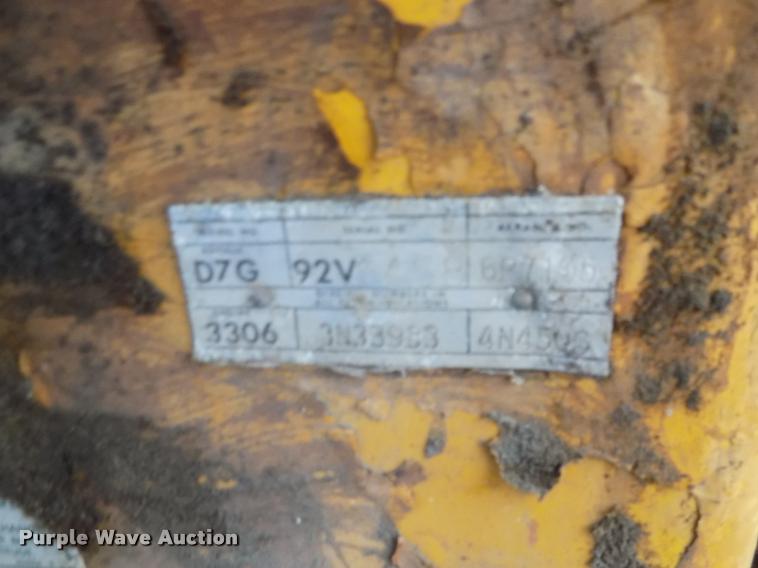 image for item DP9951 Caterpillar D7G dozer