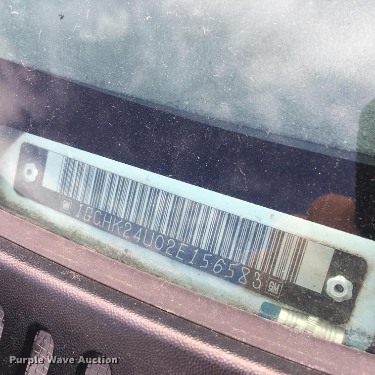 image for item DB1485 2002 Chevrolet Silverado 2500HD pickup truck