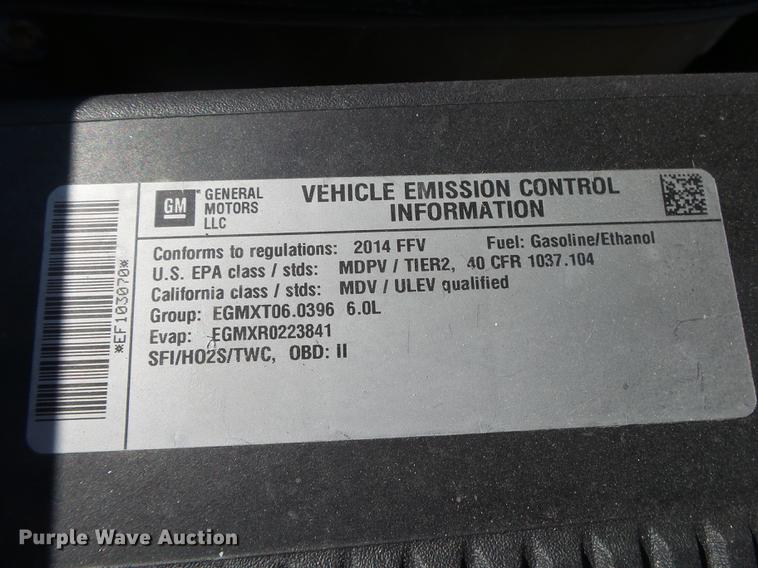 image for item DB7388 2014 Chevrolet Silverado 2500HD LT Crew Cab pickup truck