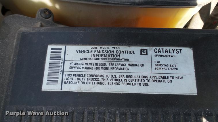 image for item DC2549 2008 Chevrolet Silverado 1500 Ext. Cab pickup truck