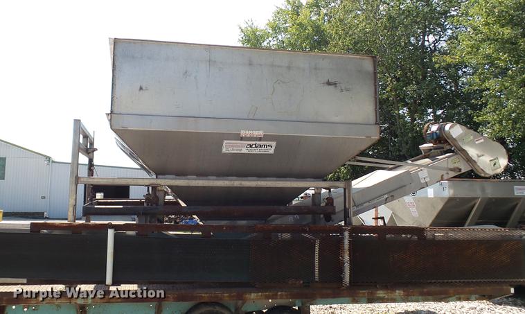 image for item DC2581 2000 Adams 8T stainless steel weigh hopper