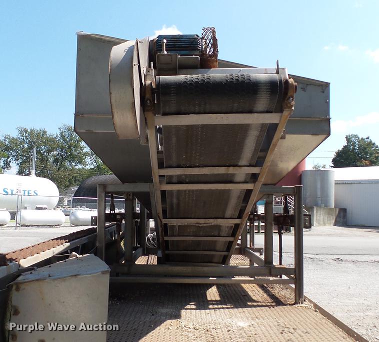 image for item DC2581 2000 Adams 8T stainless steel weigh hopper