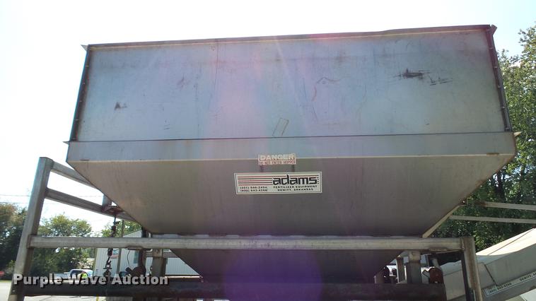 image for item DC2581 2000 Adams 8T stainless steel weigh hopper