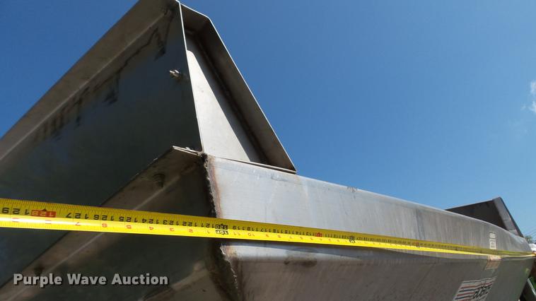 image for item DC2581 2000 Adams 8T stainless steel weigh hopper