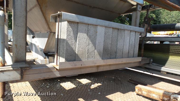 image for item DC2581 2000 Adams 8T stainless steel weigh hopper