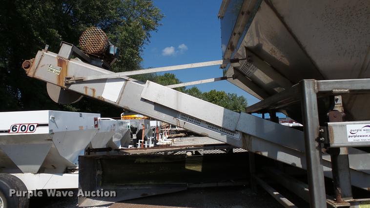 image for item DC2581 2000 Adams 8T stainless steel weigh hopper