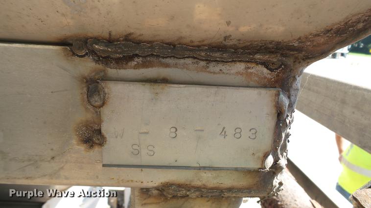 image for item DC2581 2000 Adams 8T stainless steel weigh hopper