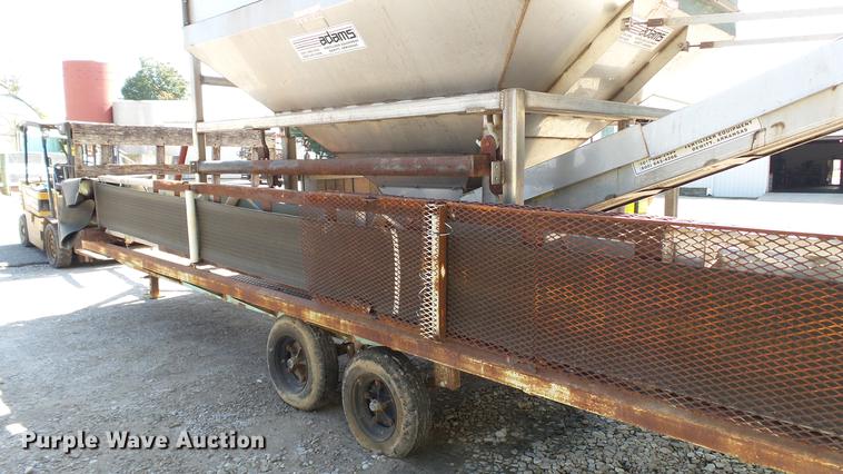 image for item DC2581 2000 Adams 8T stainless steel weigh hopper