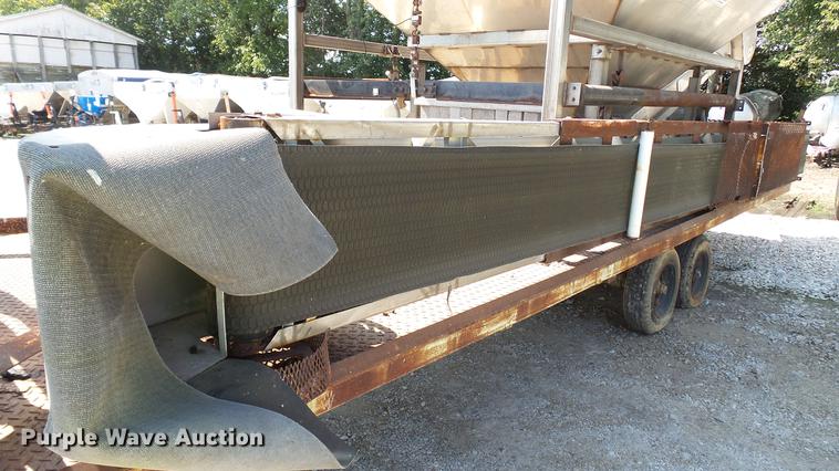 image for item DC2581 2000 Adams 8T stainless steel weigh hopper