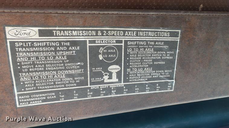 image for item DC2590 1983 Ford LN700 chemical distributor truck