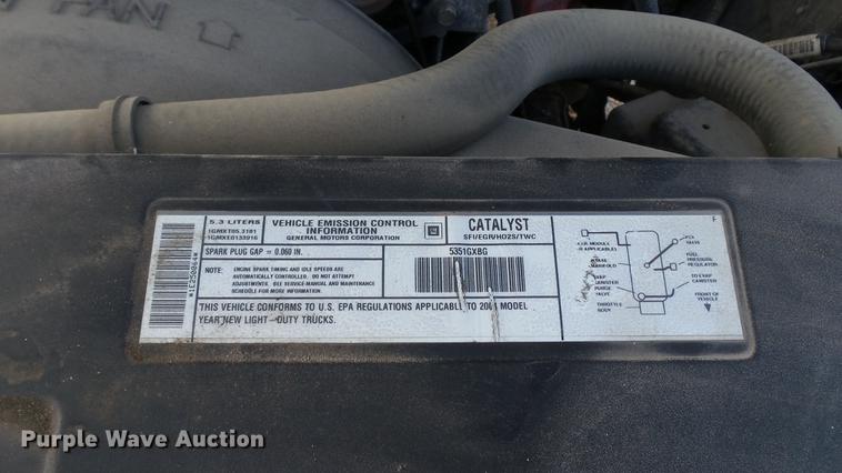 image for item DC2592 2001 GMC Sierra 1500 pickup truck