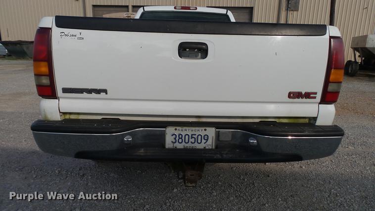 image for item DC2592 2001 GMC Sierra 1500 pickup truck