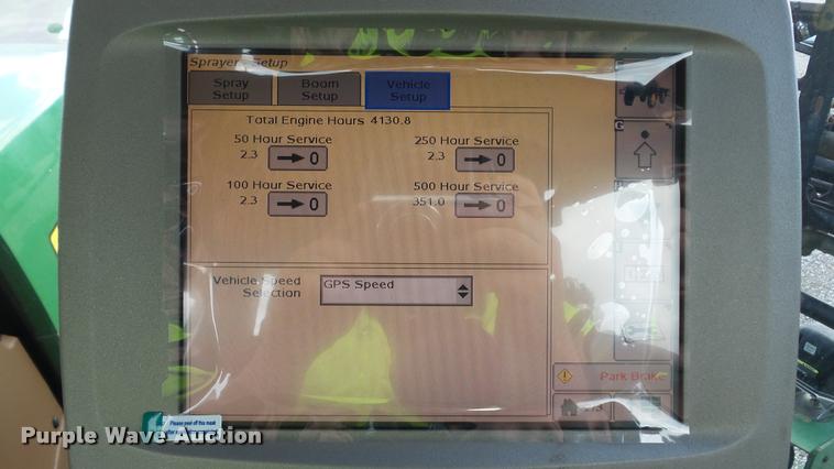 image for item DC2653 2012 John Deere 4730 self-propelled sprayer