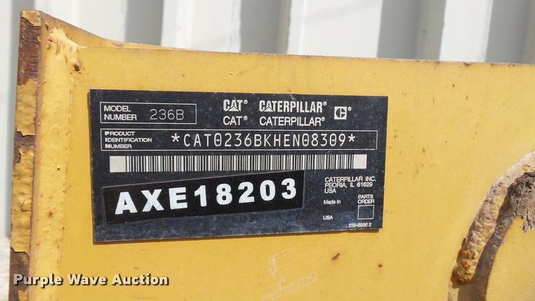 image for item DC2655 2008 Caterpillar 236B skid steer