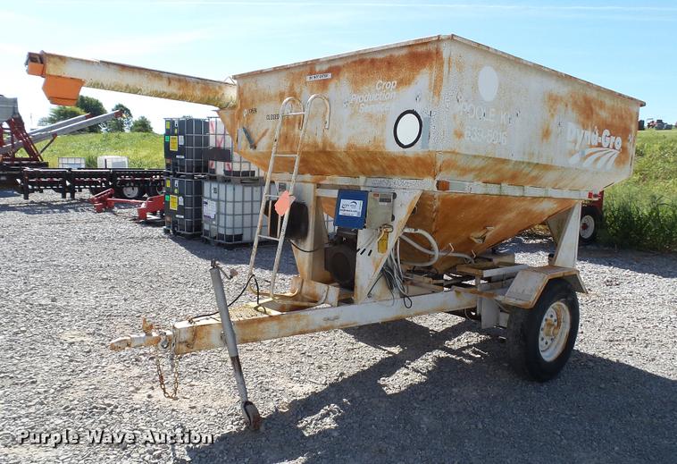 image for item DC2658 1990 Parker 1500 single hopper grain trailer