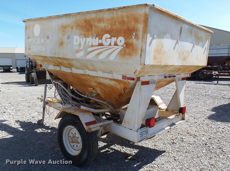 image for item DC2658 1990 Parker 1500 single hopper grain trailer