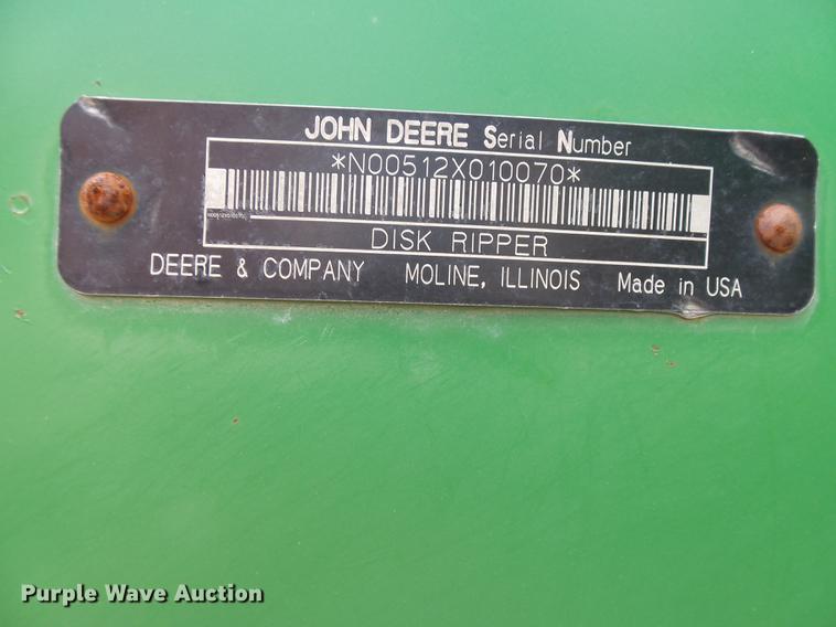 image for item DC6422 John Deere 512 disk ripper