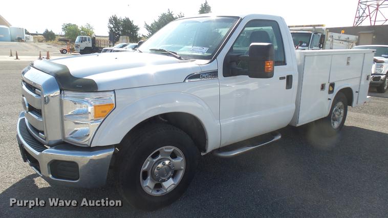 image for item DC1770 2011 Ford F250 Super Duty utility bed pickup truck