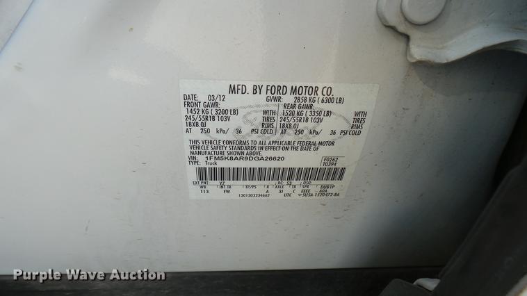 image for item DC1776 2013 Ford Explorer Police Interceptor SUV